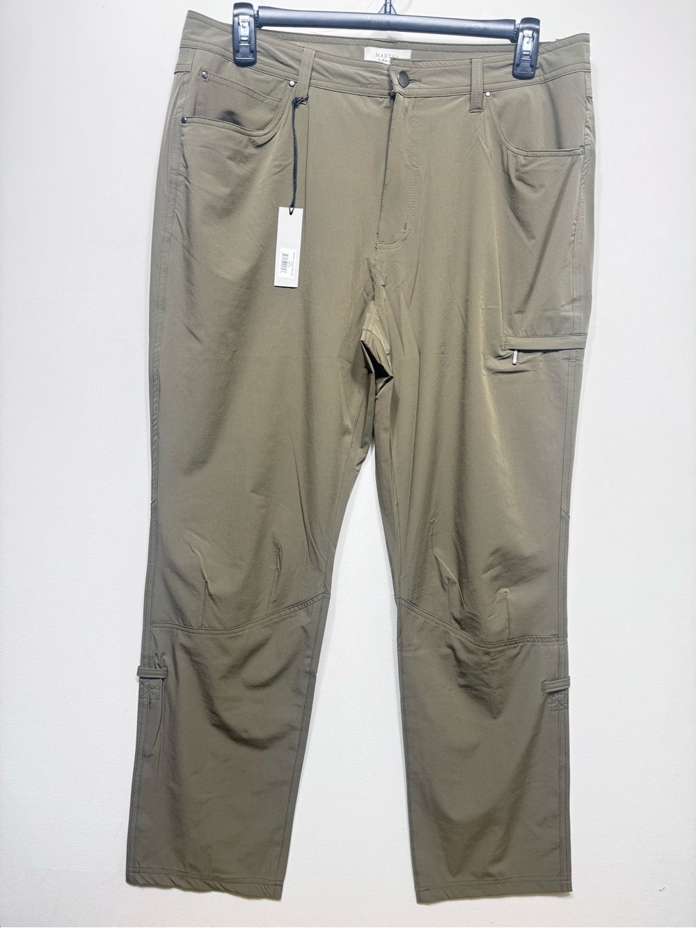 Martha Stewart Straight-Leg stretch Utility Pants nwt size 16